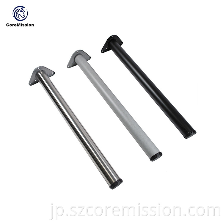 Detachable Feet Adjustable Stainless Steel Table Leg